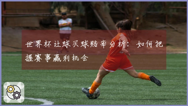 世界杯让球买球赔率分析:如何把握赛事赢利机会